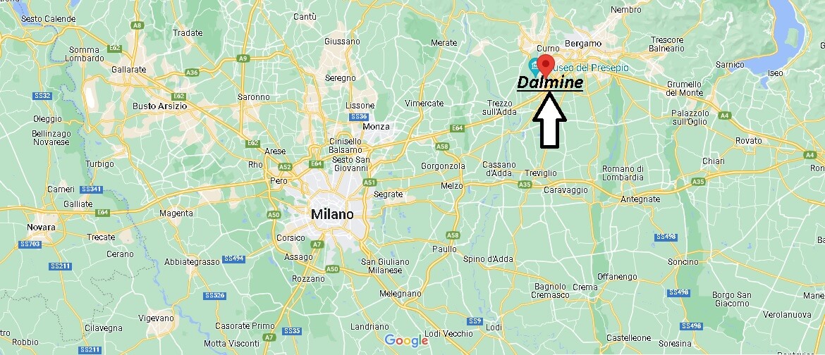 Dove si trova Dalmine Italia