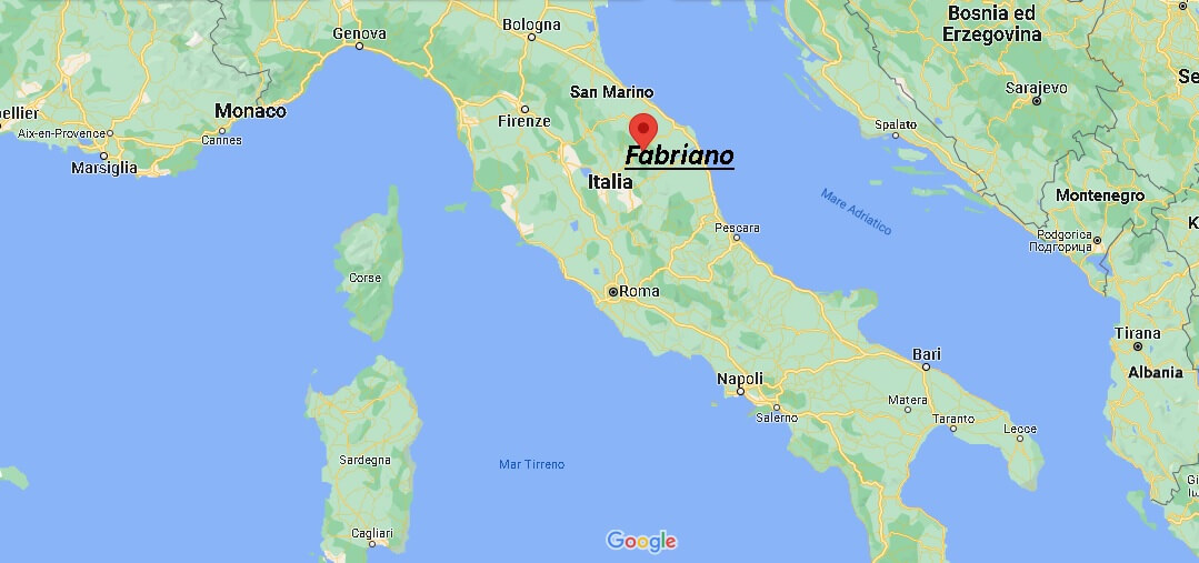 Dove si trova Fabriano Italia