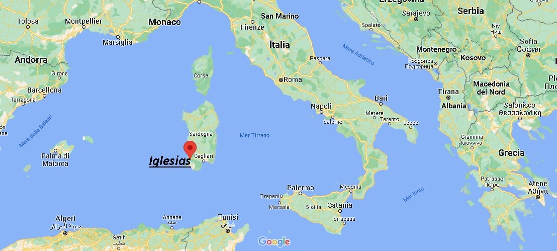 Dove si trova Iglesias Italia