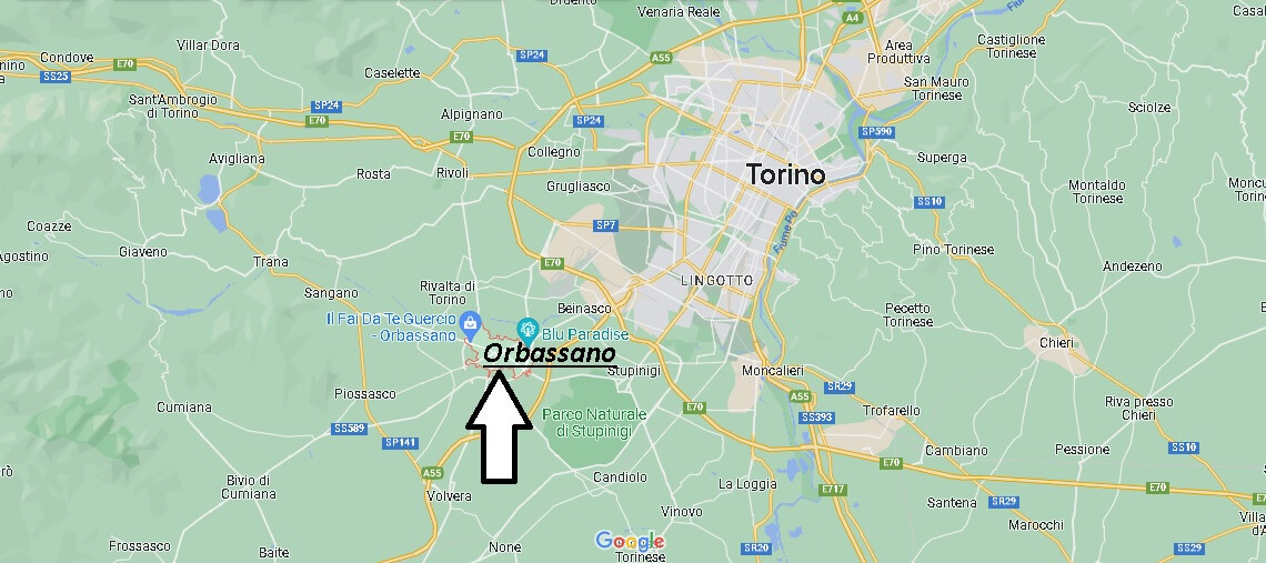 Dove si trova Orbassano Italia