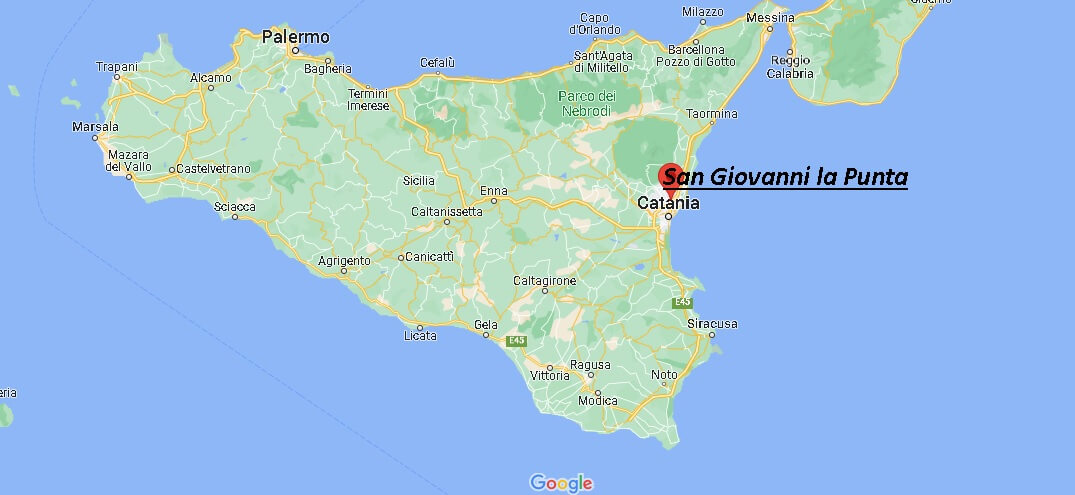 Dove si trova San Giovanni la Punta Italia