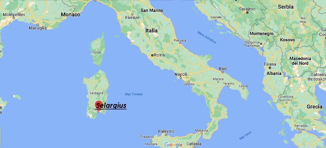 Dove si trova Selargius Italia
