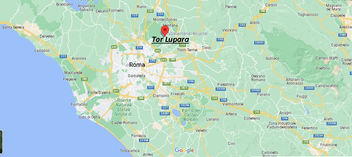 Dove si trova Tor Lupara Italia