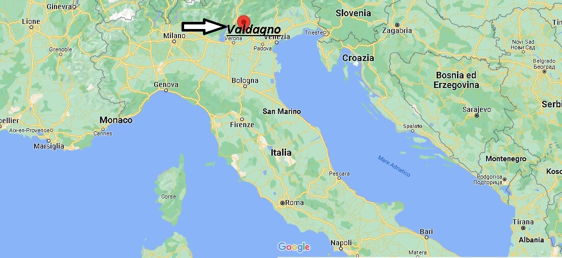 Dove si trova Valdagno Italia