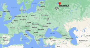 Dove si trova Yaroslavl Russia? Mappa Yaroslavl