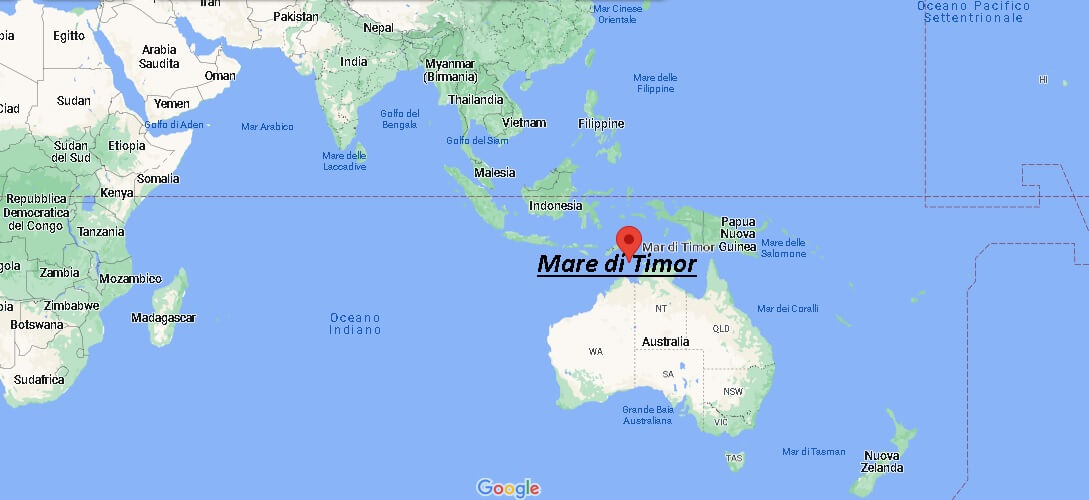 Dove si trova il Mare di Timor