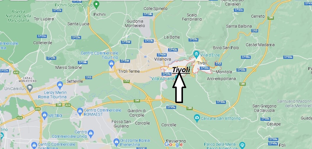 In quale regione italiana si trova Tivoli