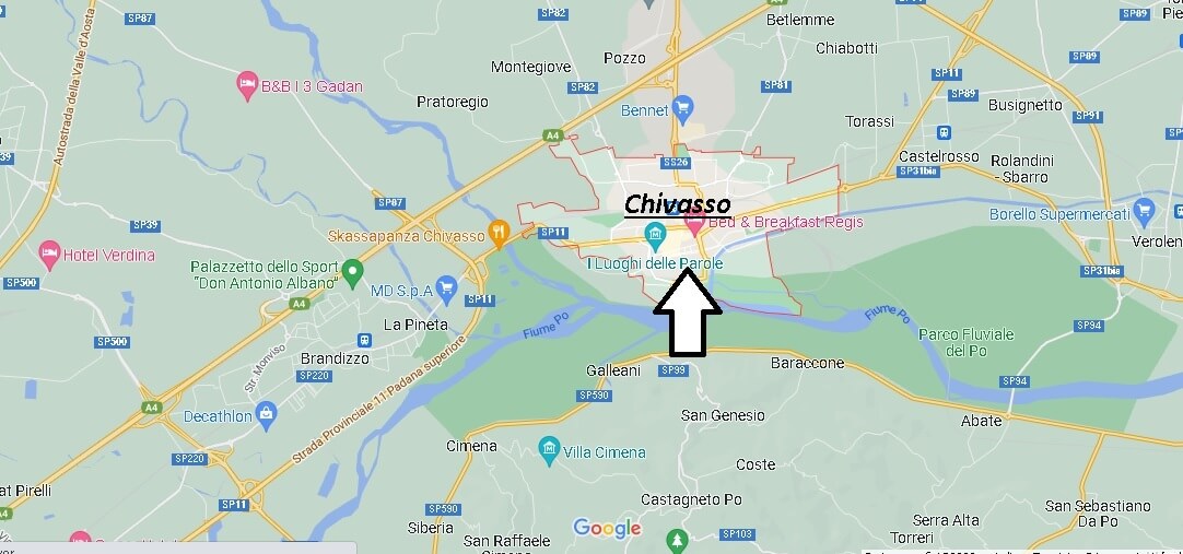 Mappa Chivasso