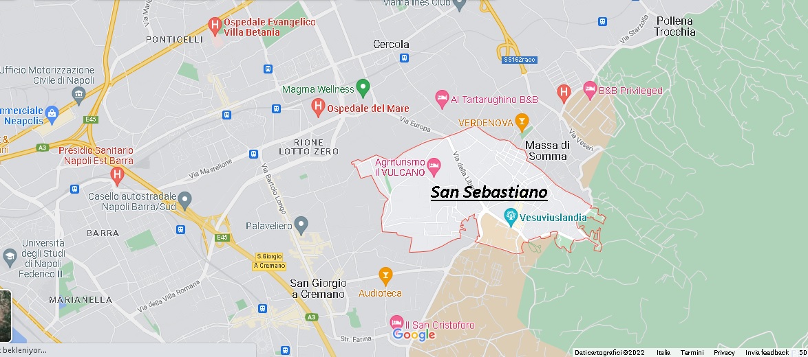 Mappa San Sebastiano