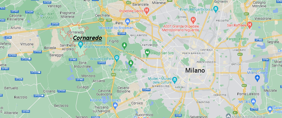 Che zona è Cornaredo