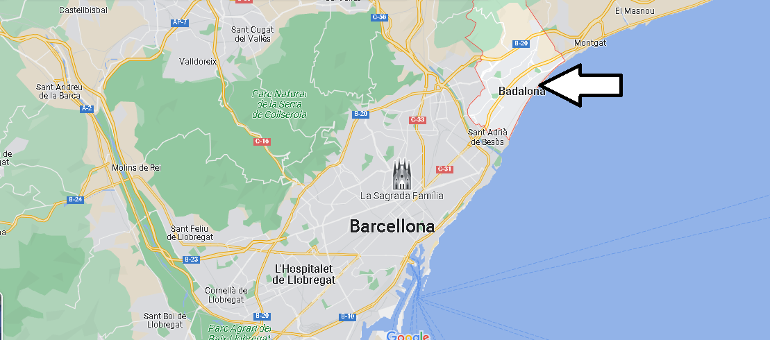 Dove si trova Badalona Spagna