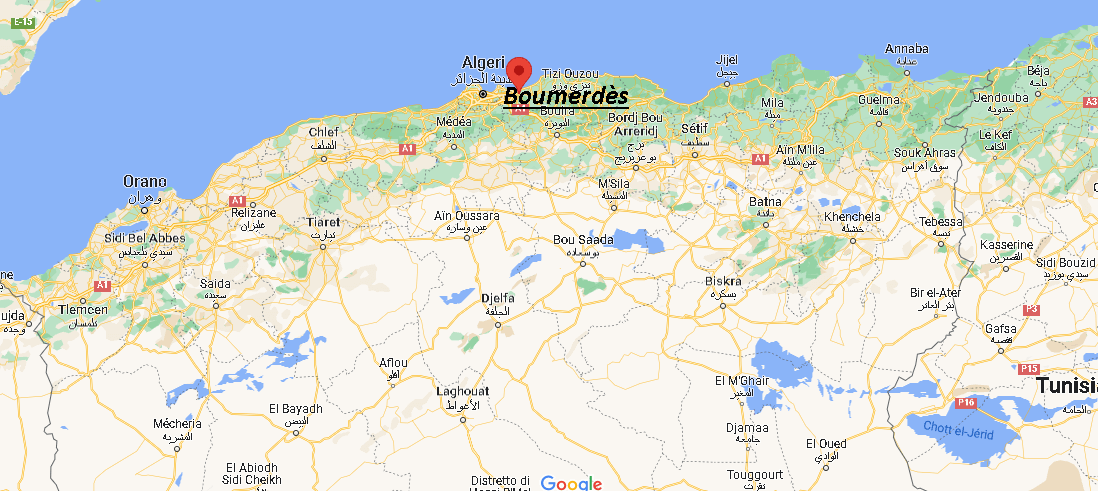 Dove si trova Boumerdès Algeria