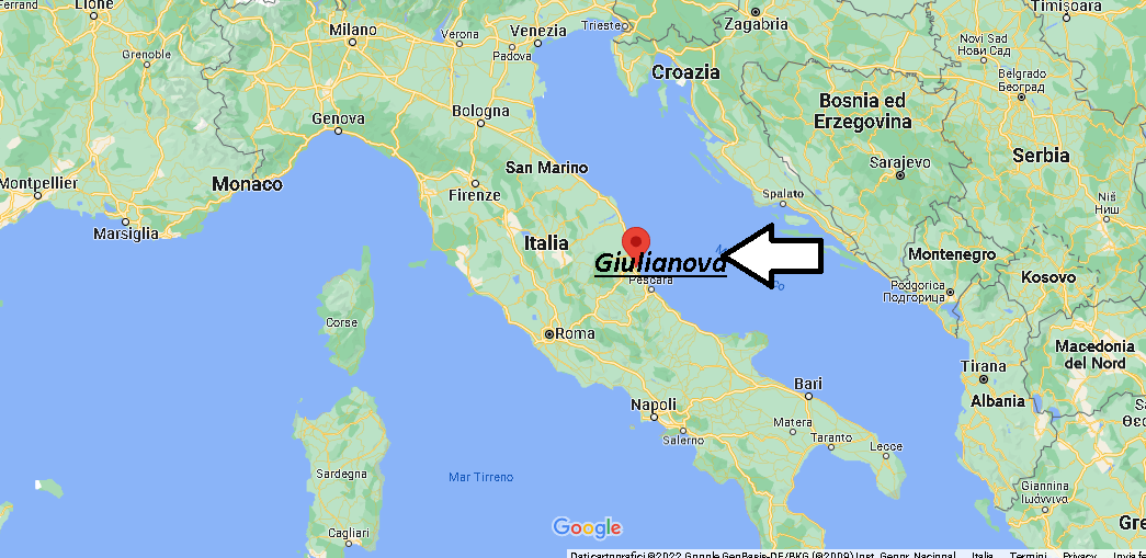 Dove si trova Giulianova Italia