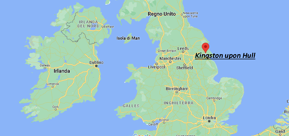 Dove si trova Kingston upon Hull