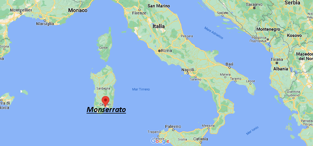 Dove si trova Monserrato Italia