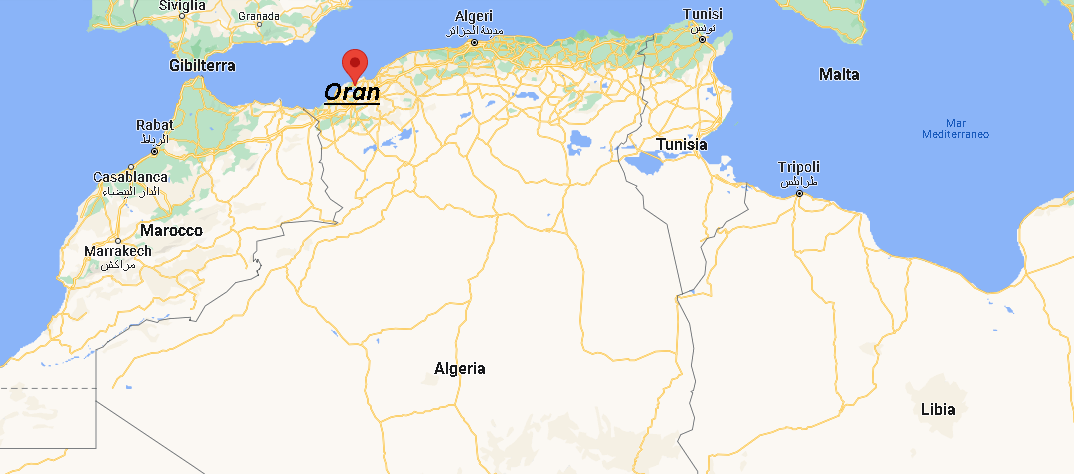 Dove si trova Oran Algeria