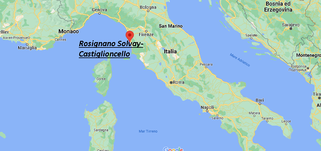 Dove si trova Rosignano Solvay-Castiglioncello