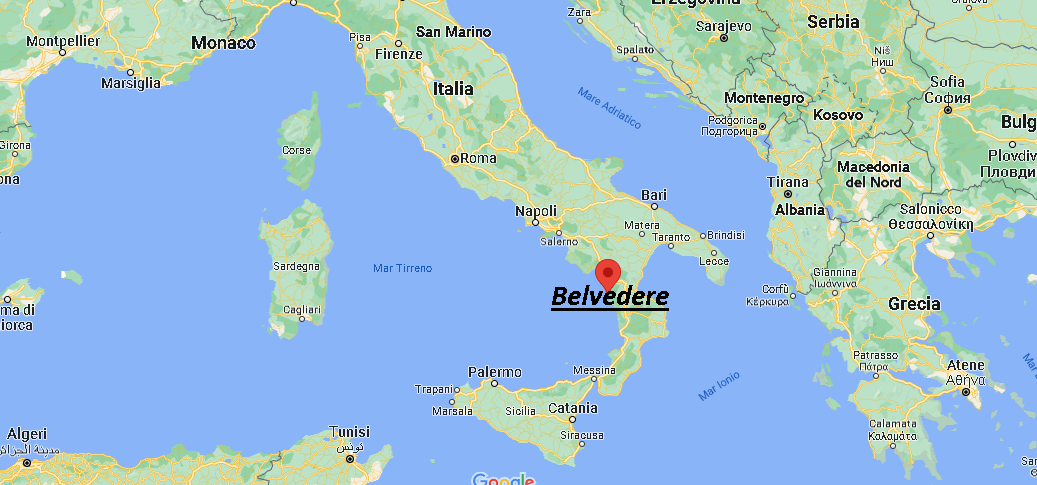 Dove si trova Belvedere Italia