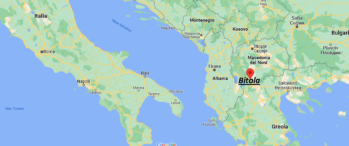 Dove si trova Bitola Macedonia