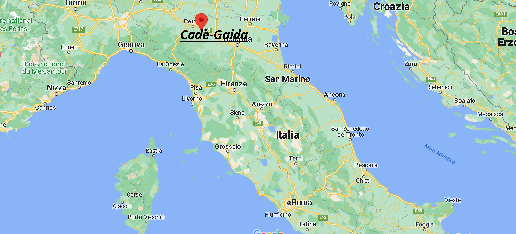 Dove si trova Cadè-Gaida Italia