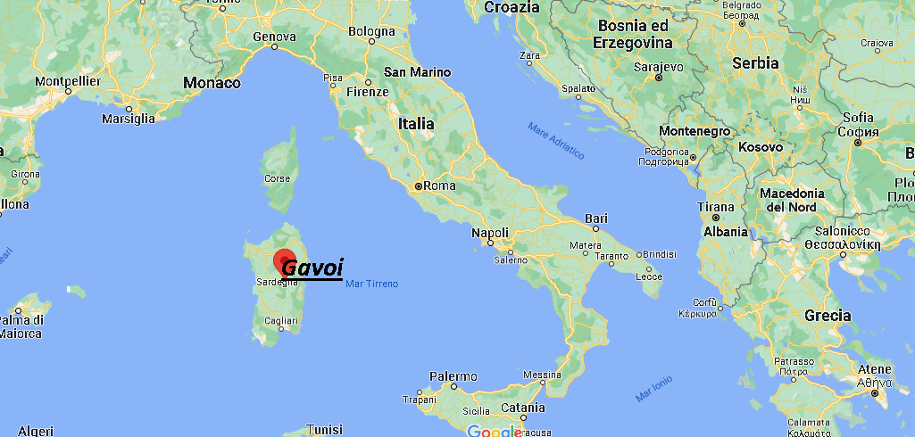 Dove si trova Gavoi Italia