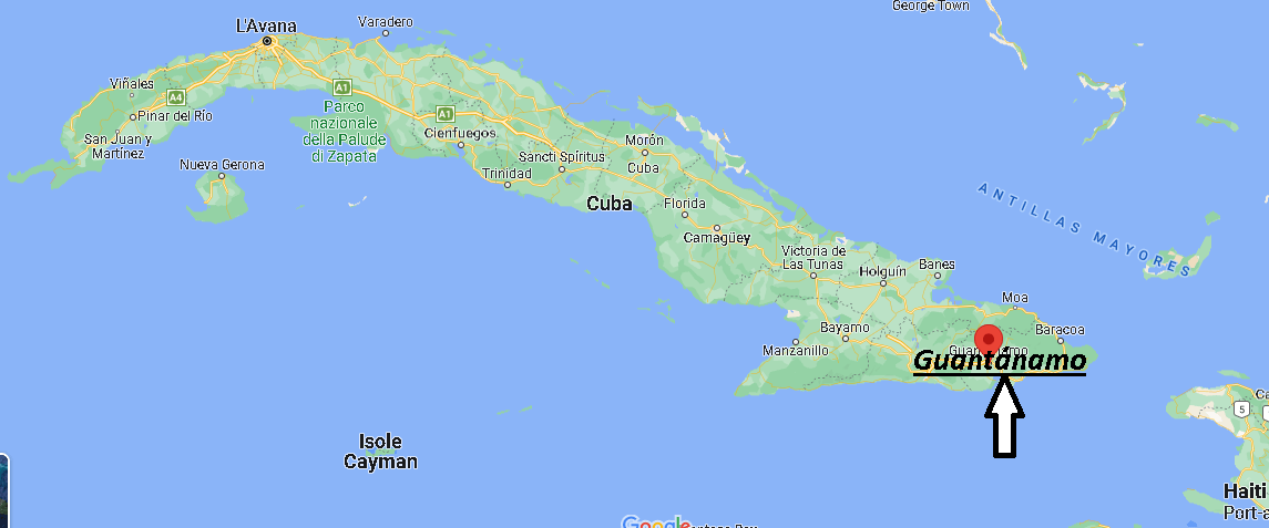 Dove si trova Guantánamo Cuba