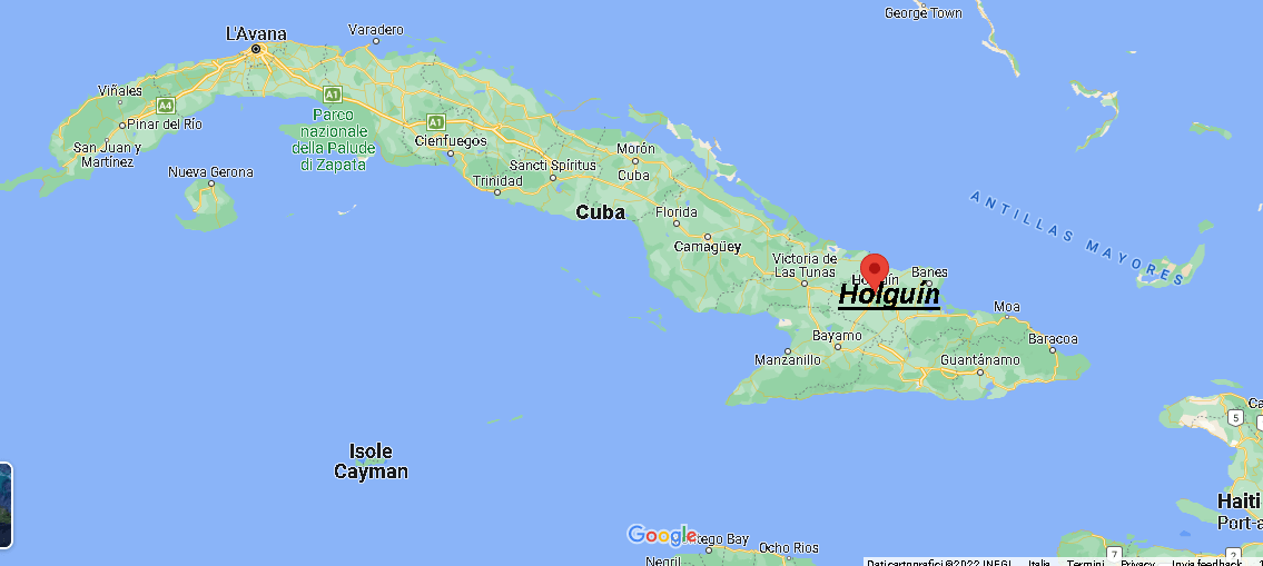 Dove si trova Holguín Cuba