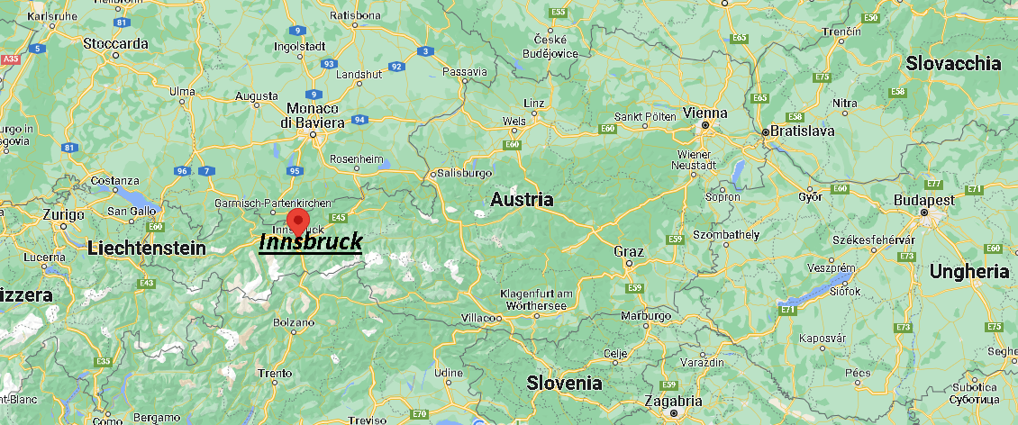 Dove si trova Innsbruck Austria