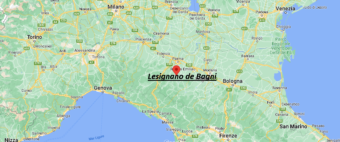 Dove si trova Lesignano de Bagni Italia