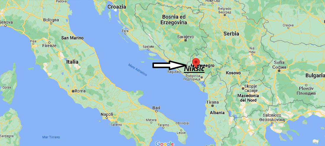 Dove si trova Nikšić Montenegro