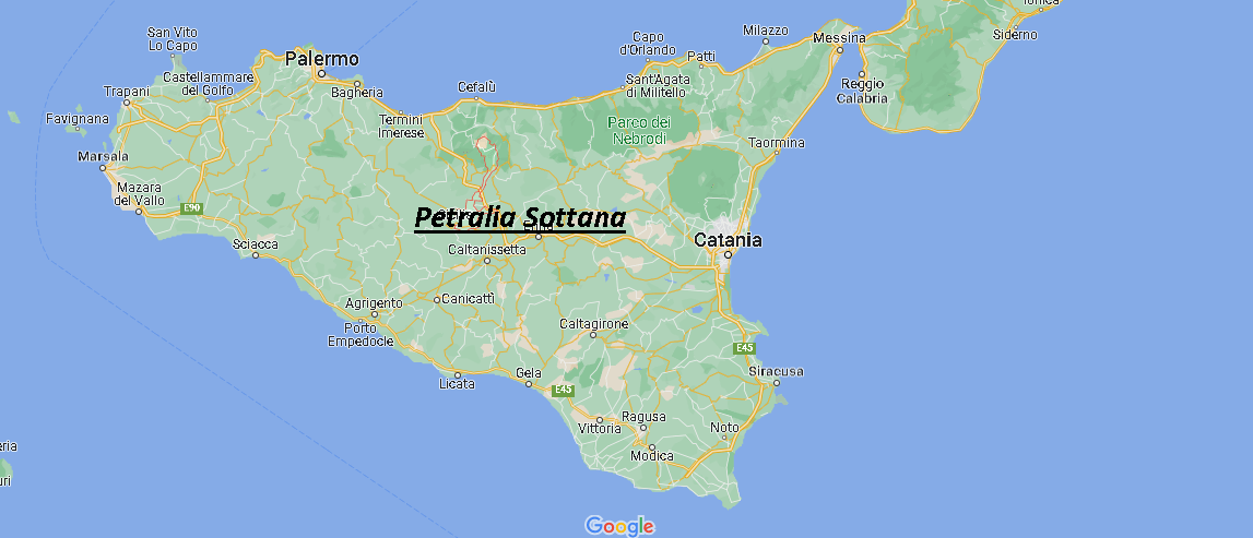 Dove si trova Petralia Sottana Italia