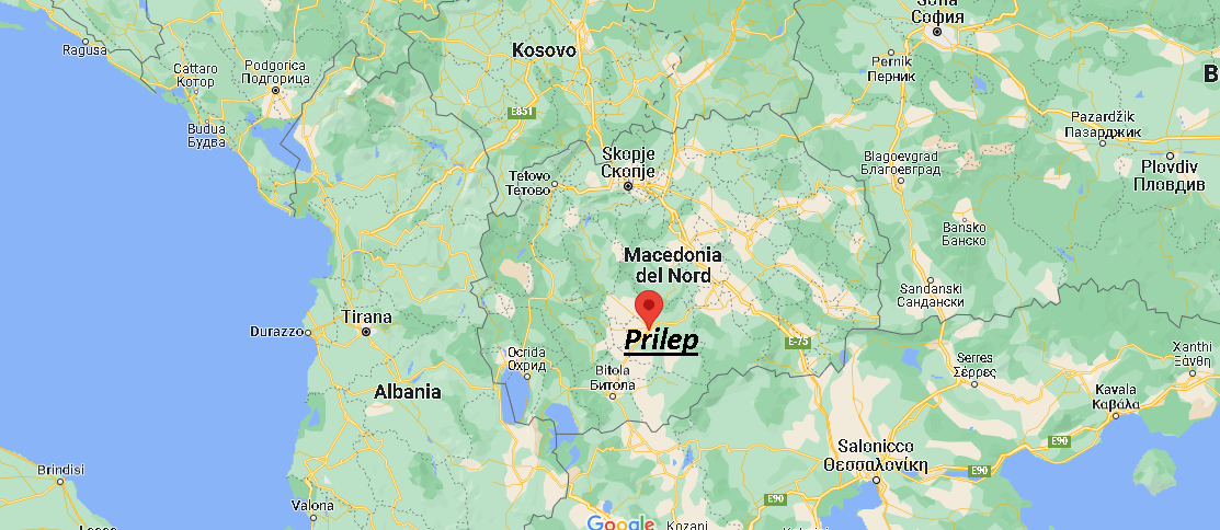 Dove si trova Prilep Macedonia (1)