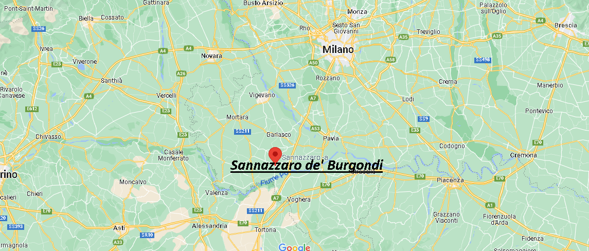 Dove si trova Sannazzaro de' Burgondi