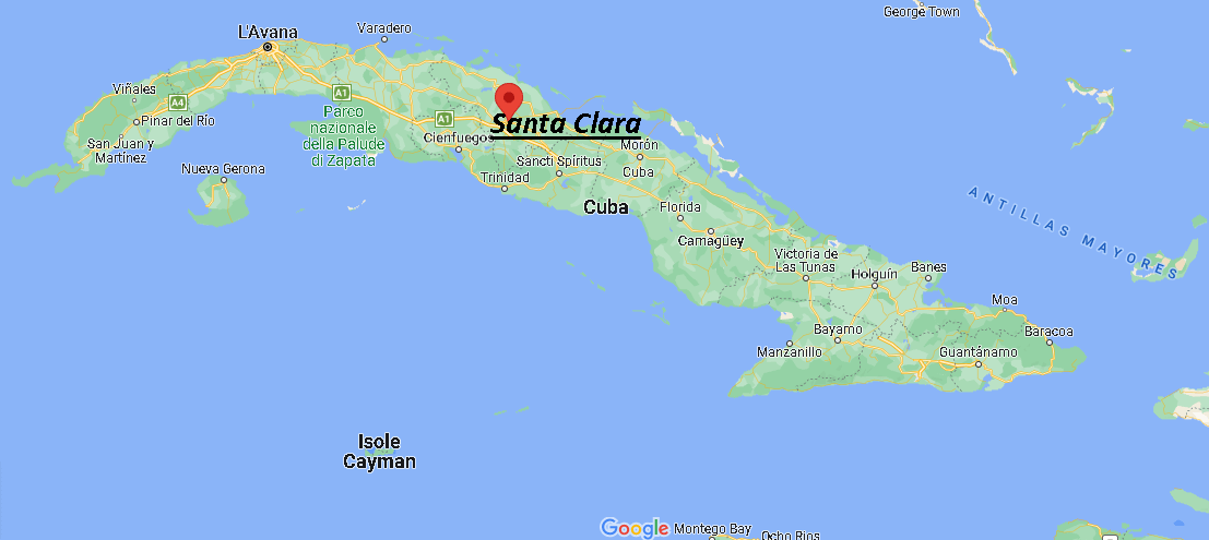 Dove si trova Santa Clara Cuba