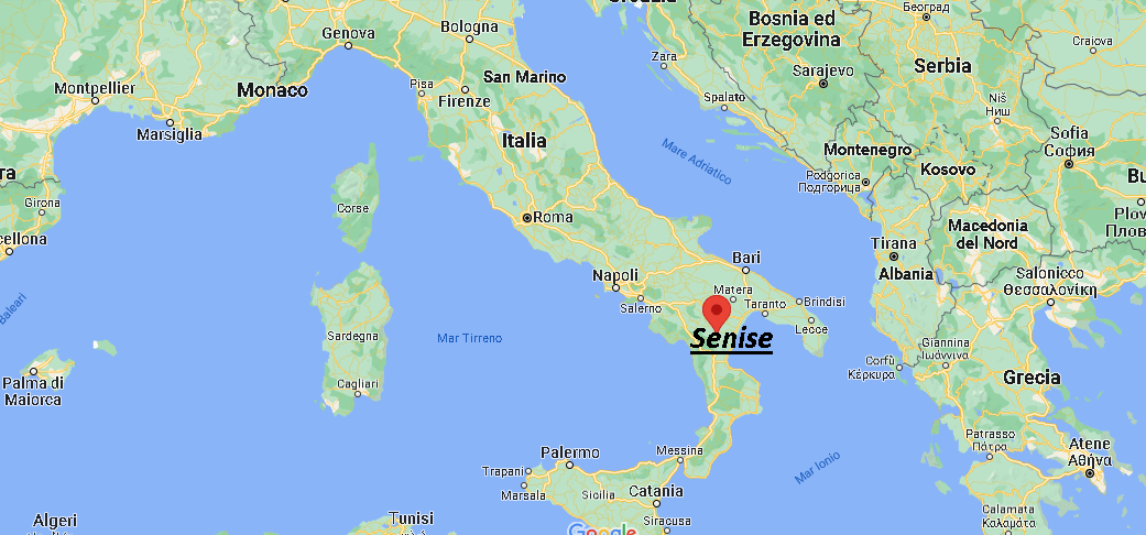 Dove si trova Senise Italia