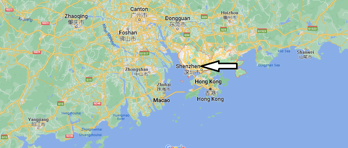 Dove si trova Shenzhen Cina