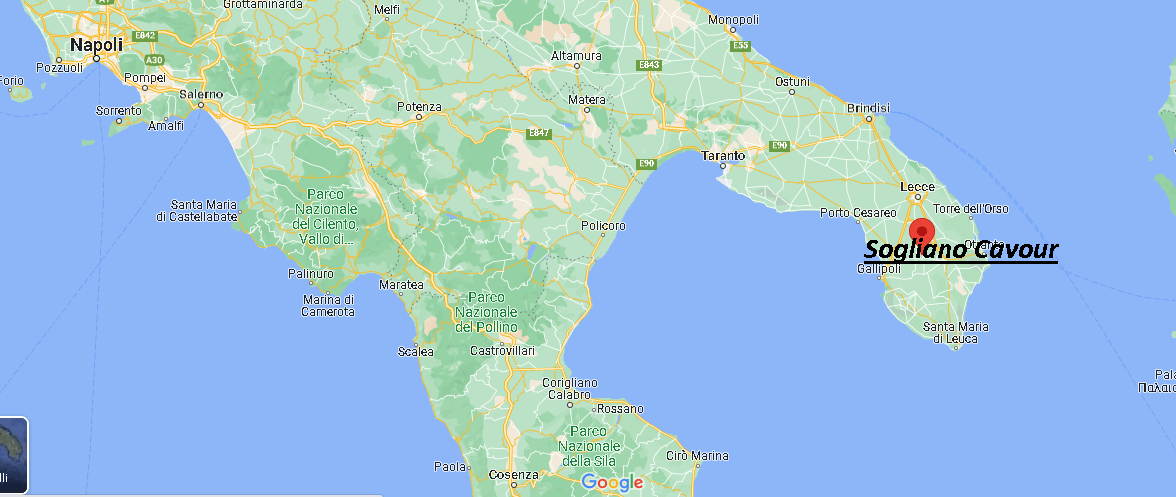 Dove si trova Sogliano Cavour Italia