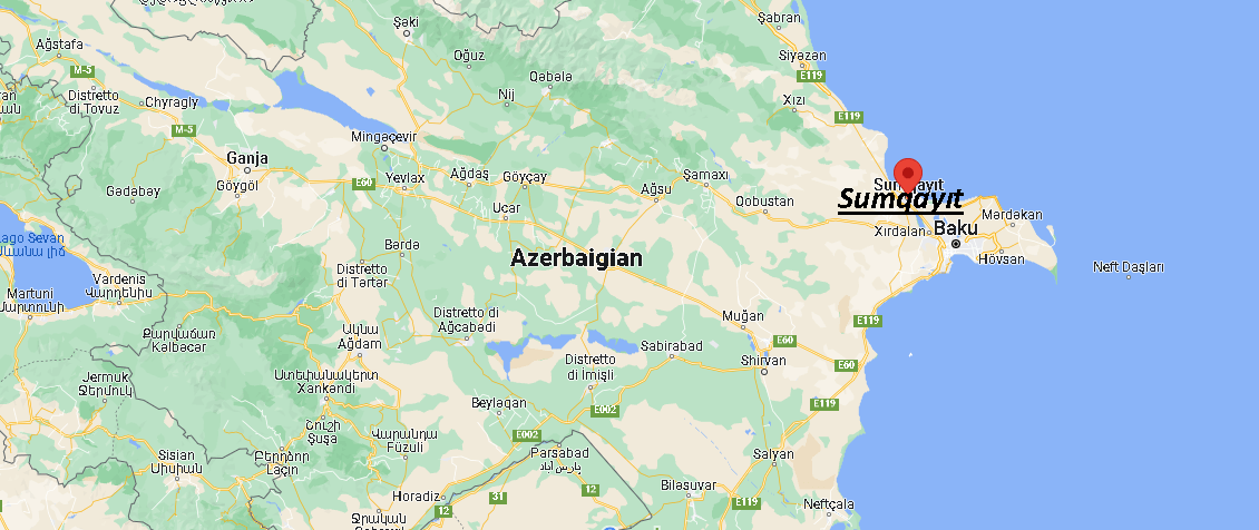 Dove si trova Sumqayıt Azerbaigian