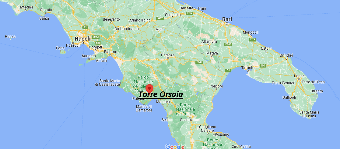 Dove si trova Torre Orsaia Italia