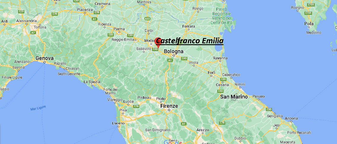 Dove si trova Castelfranco Emilia