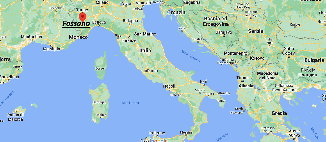 Dove si trova Fossano Italia