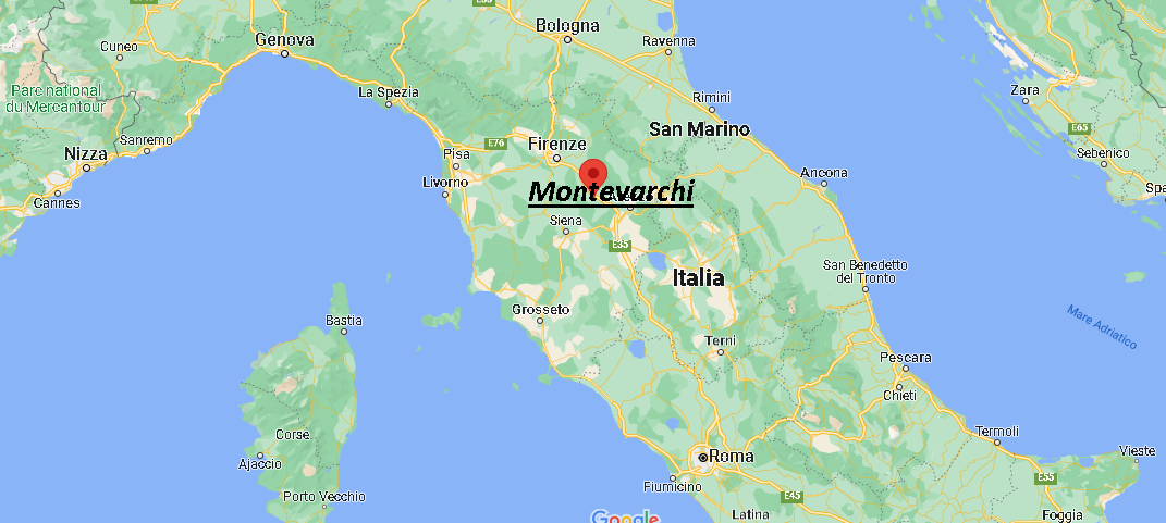Dove si trova Montevarchi