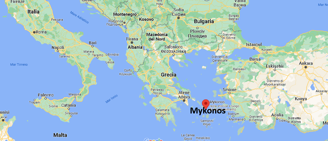 Dove si trova Mykonos