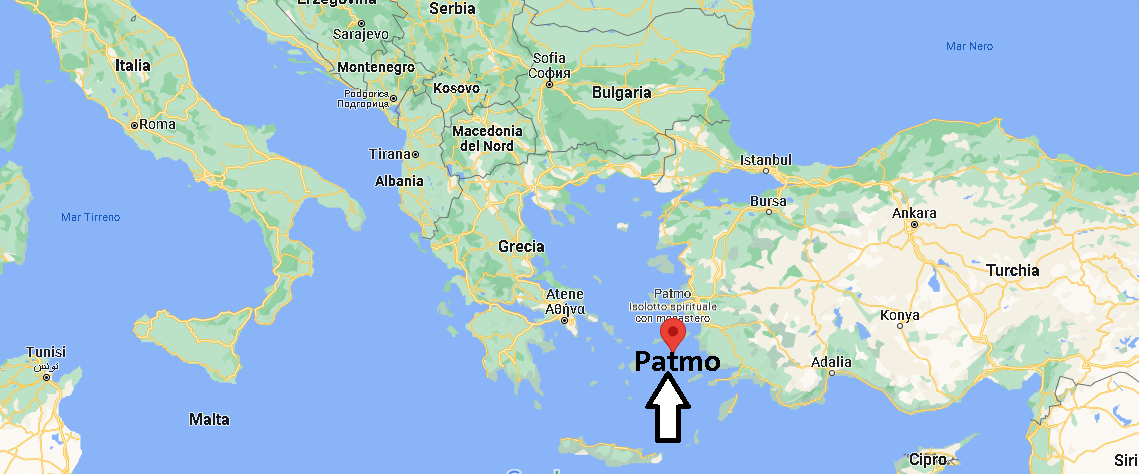 Dove si trova Patmo Grecia