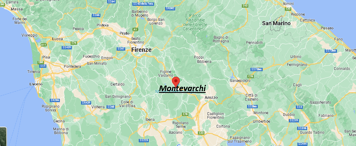 In quale regione si trova Montevarchi