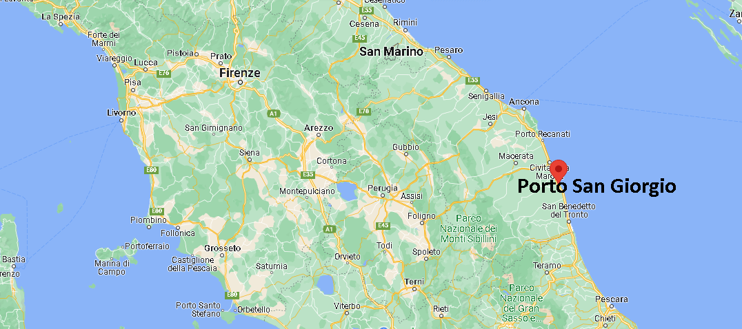 Dove si trova Porto San Giorgio