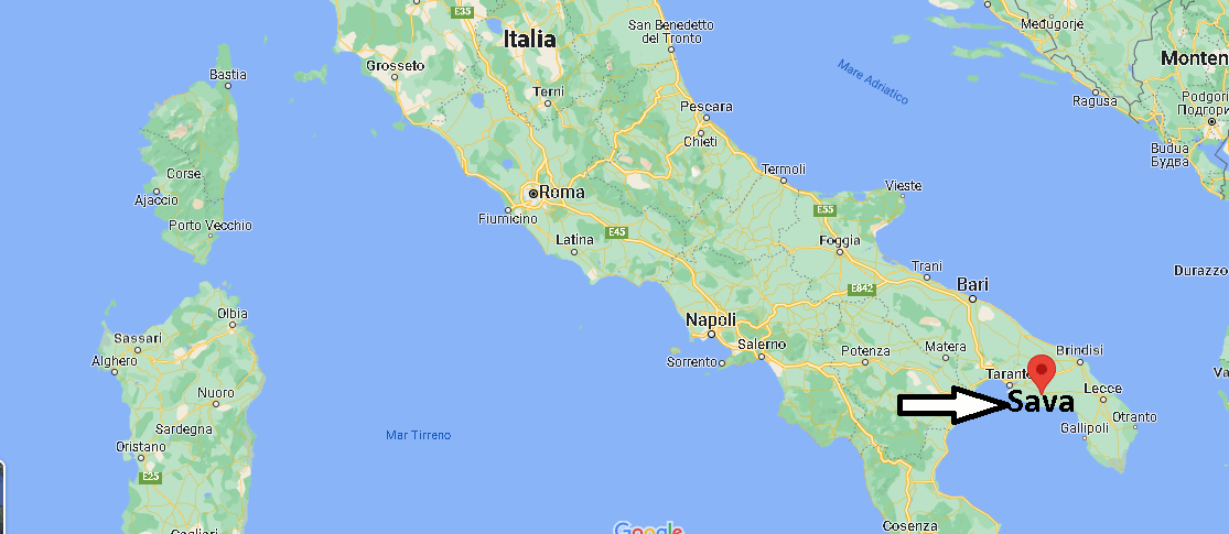 Dove si trova Sava Italia