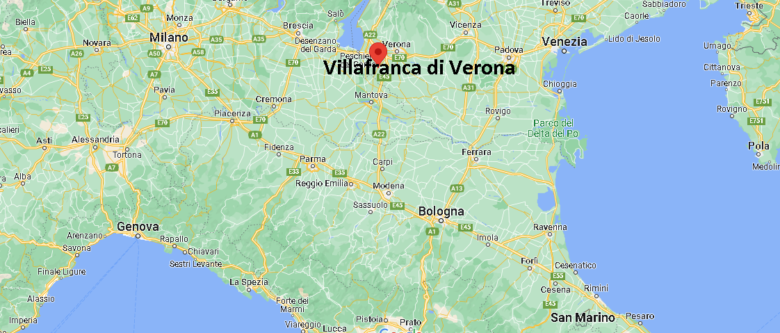 Dove si trova Villafranca di Verona