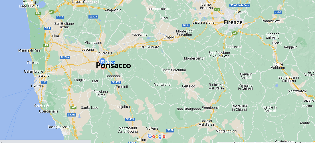 In che provincia si trova Ponsacco