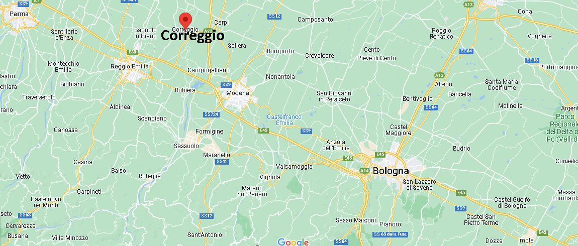 In quale regione si trova Correggio